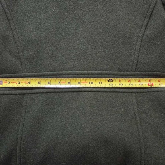 New 12 J Crew Factory wool-blend lady day coat in Pine Green - Picture 10 of 12